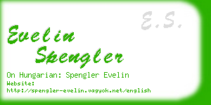 evelin spengler business card